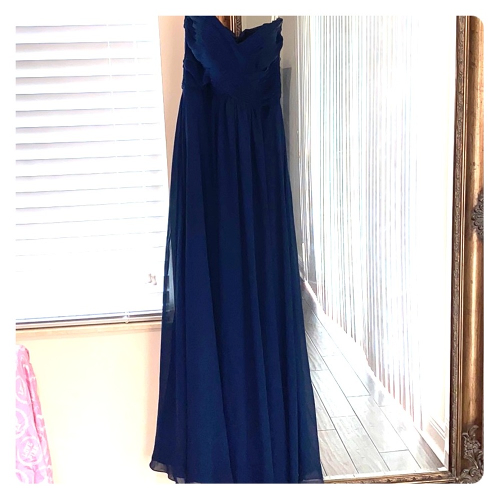 Bari Jay formal dress navy